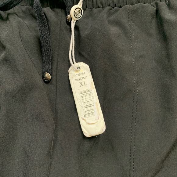 Max Studio Pants Womens XL Extra Large Black Elastic Waist Drawstring Mid Rise - Picture 4 of 12